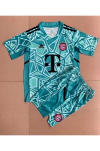 Bayern Munich Doelman Babytruitje Uit tenue Kind 2022-23 Korte Mouw (+ Korte broeken)